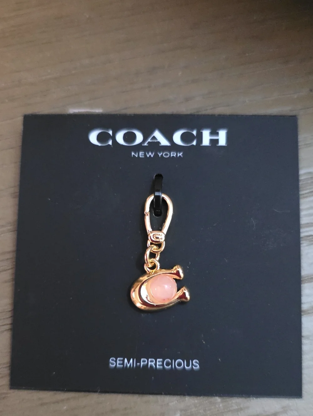 Coach Semi-precious Stone Zipper Pull
